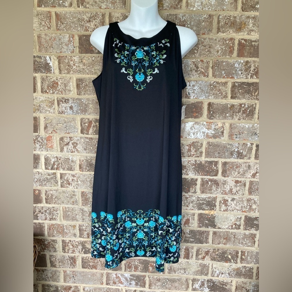 Madison Petite Dress PL Multicolor Neon Floral New With Tags